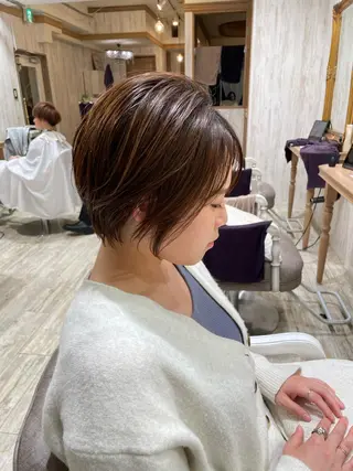 ショート 小野 明日香のヘアスタイル