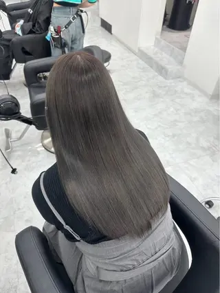 ロング カラー 藍斗│モテ透明感× 顔周りレイヤー🫧のヘアスタイル