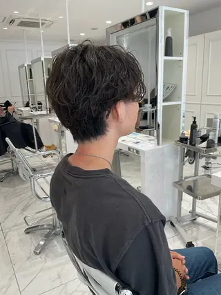 パーマ メンズ なりたいを叶える /町野 朝哉のヘアスタイル