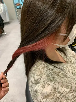 ミディアム カラー 髪質改善艶髪特化 二瓶 海人のヘアスタイル