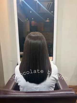 セミロング カラー 🍒桜井 優華🍒のヘアスタイル