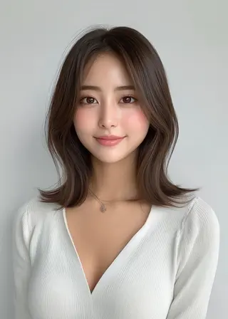 セミロング 渋谷 ショート特化のヘアスタイル