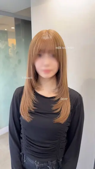 ロング カラー 坂本奈都美/Jr.s 🎀のヘアスタイル
