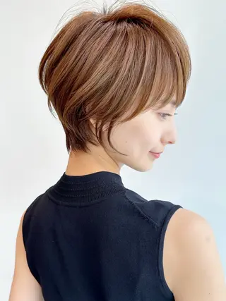 ショート 銀座/大人ショート /絶壁解消/若狭のヘアスタイル
