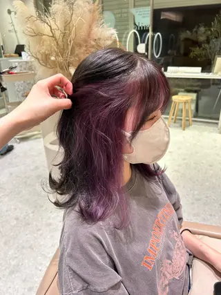ミディアム カラー レイヤーカット🎀 渋谷/sayuのヘアスタイル