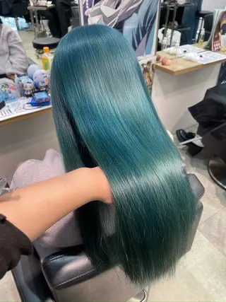 ロング カラー 似合わせカット/ デザインカラー🦄のヘアスタイル