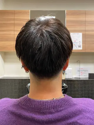 ショート メンズ メンズパーマモデル 大募集中のヘアスタイル