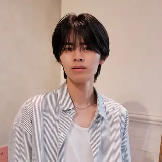 ミディアム メンズ 渋谷パーマNo.1 うえちりくのヘアスタイル