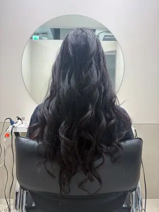 ロング カラー 佐野 えり奈のヘアスタイル