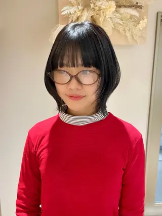 ショート KANO🌷 艶カラーのヘアスタイル