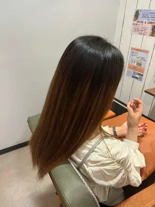 ロング 岡垣 幸汰のヘアスタイル