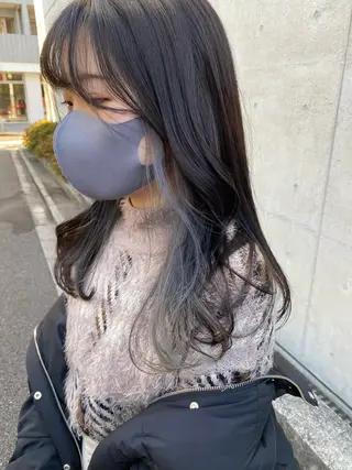 セミロング カラー フレンチボブパーマ Yuukiのヘアスタイル