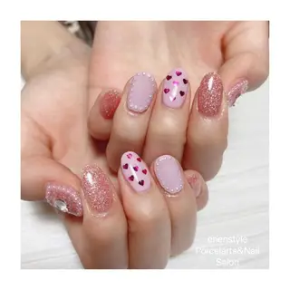 ミディアム ネイル 🐾enen style 🐾のネイルデザイン
