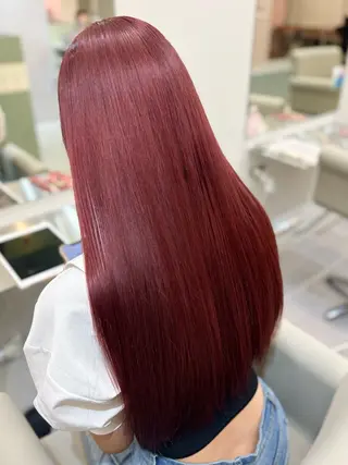 ロング カラー Haruka🕊 透明感カラーのヘアスタイル