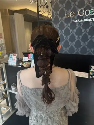 ヘアアレンジ 大口 楓のヘアスタイル