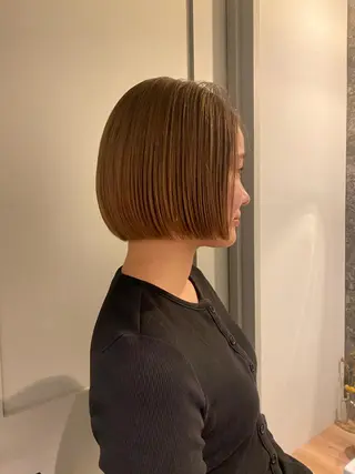 ショート ムナカタ アカリのヘアスタイル