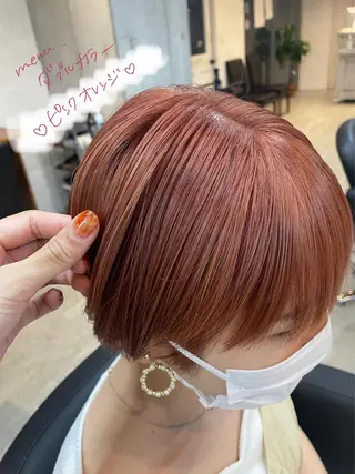 ショート カラー はやしほのか| マンツーマン美容師のヘアスタイル
