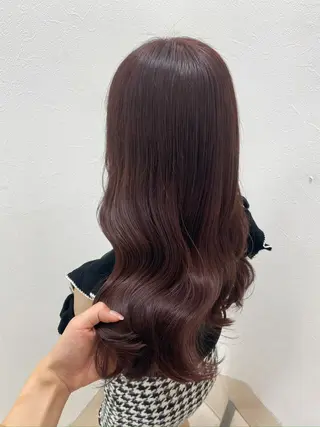 セミロング カラー 🤎韓国ヘア ベージュ まゆか🤎のヘアスタイル