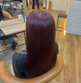 カラー CINQ ゆりんのヘアスタイル