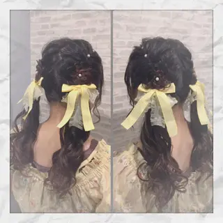 ロング ヘアアレンジ ヘアセット/着付け 𓇼 まつもと𓇼のその他イメージ