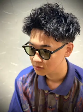 ショート パーマ 【パーマ指名No1】 浅野空人のヘアスタイル