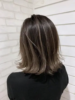 ミディアム 穐田 司樹のヘアスタイル