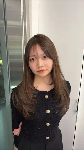 ロング ♡海外girl重め レイヤーMEARI♡のヘアスタイル