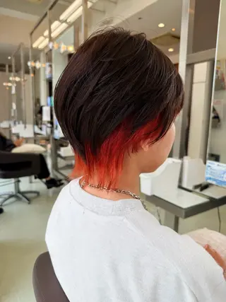 ショート wil西宮レイヤー 西村徹のヘアスタイル