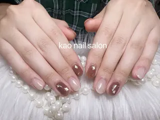 ネイル kao nail マグネット/長さだしのネイルデザイン