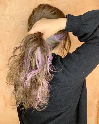 ロング カラー 沖縄東京2拠点美容師 mamicoのヘアスタイル