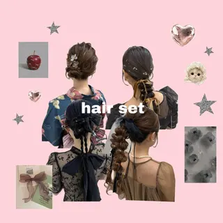 ミディアム ヘアアレンジ 🇰🇷韓国スタイル レイヤー/ayanaのヘアスタイル