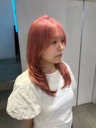 ロング カラー *｡艶髪/ハイトーン 🎀CHIKA🎀のヘアスタイル
