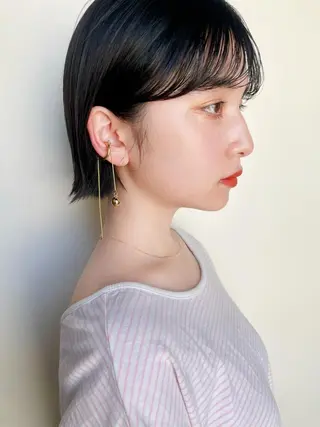 ショート anhelo髪質改善 メテオ髪質改善名駅のヘアスタイル