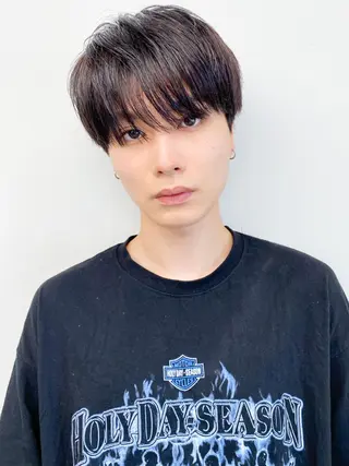 メンズ 韓国風パーマ特化 篠崎優也翔のヘアスタイル