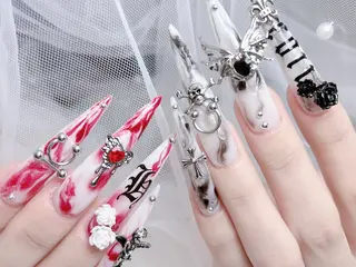 ネイル 🎀LIMIT🎀 長さ出し新宿のネイルデザイン