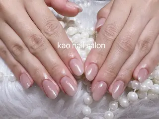 ネイル kao nail マグネット/長さだしのネイルデザイン