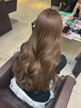 ロング カラー/まつエク/艶 髪/ 羽エク/メンズのマツエク・マツパデザイン