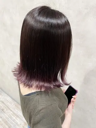 ミディアム カラー Love&Hair Breit/下川のヘアスタイル