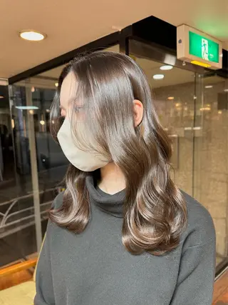 ミディアム カラー 矢野 晃平のヘアスタイル