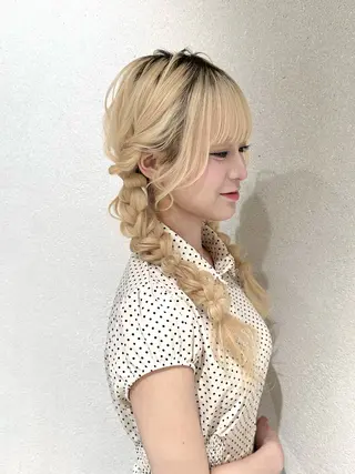 セミロング やまだ こうきのヘアスタイル