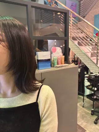 ミディアム 🫧古田 穂香🫧パーマモデルのヘアスタイル