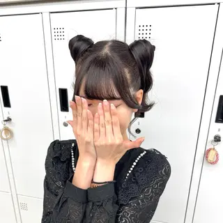 ロング ヘアアレンジ ヘアメ🎀ハイトーン 🩵エクステ🪄しほのヘアスタイル