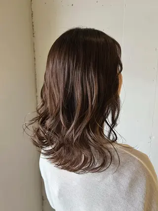 ミディアム カラー カラースペシャリスト しょう🧑🏼🎨のヘアスタイル