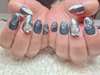 ネイル マジック ミラーのネイルデザイン