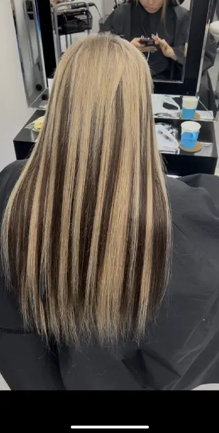 ロング カラー ベルグロー アルファのヘアスタイル