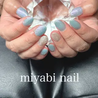ネイル miyabi nail 桂川駅近くのネイルデザイン