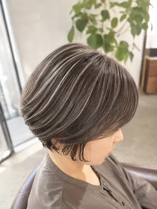 ショート カラー 🌀メンズパーマ🌀 平川海夢のヘアスタイル