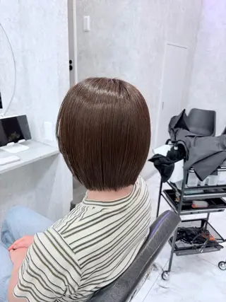 ショート 🦋ハイトーン🦋 石山 希理🦋のヘアスタイル