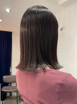 ミディアム 伊藤 まみのヘアスタイル