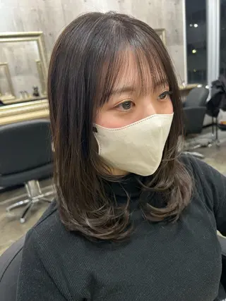ミディアム sunny side 大名　りょう👸🏼のヘアスタイル